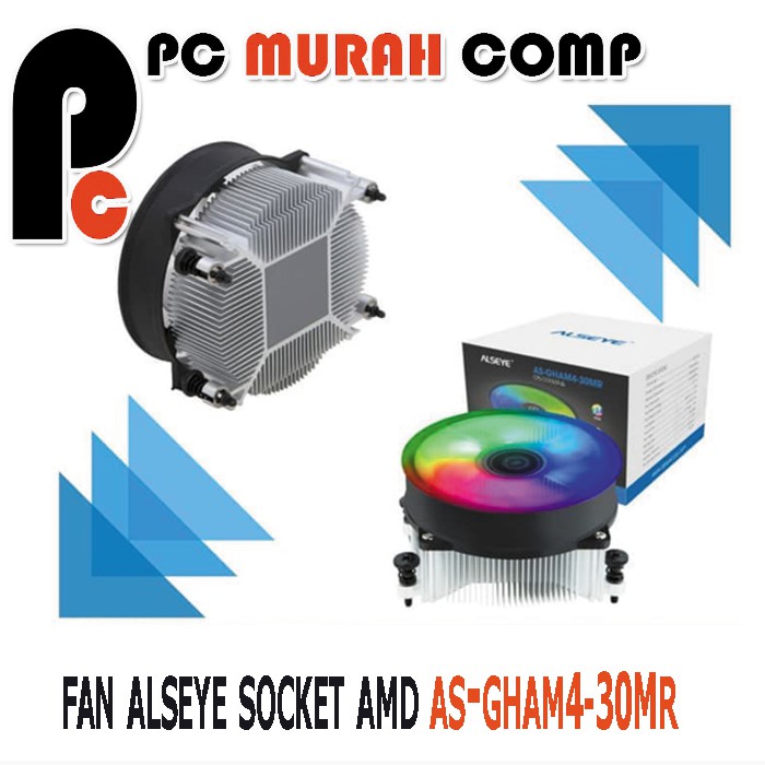 Fan Processor AMD ALSEYE AS-GHAM4-30MR AIRMAX Auto RGB