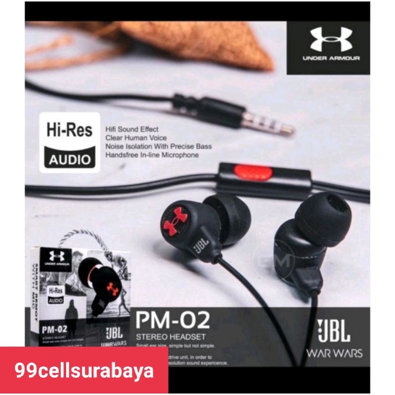 headset PM02 handsfree PM-02 Earphone high Quality Mega bass