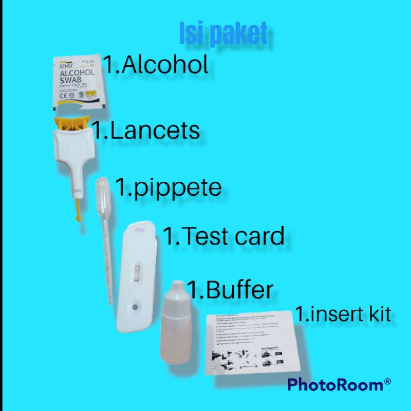 Jual Tes HIV 1/2 akurat mandiri satuan Novatest Shopee Indonesia