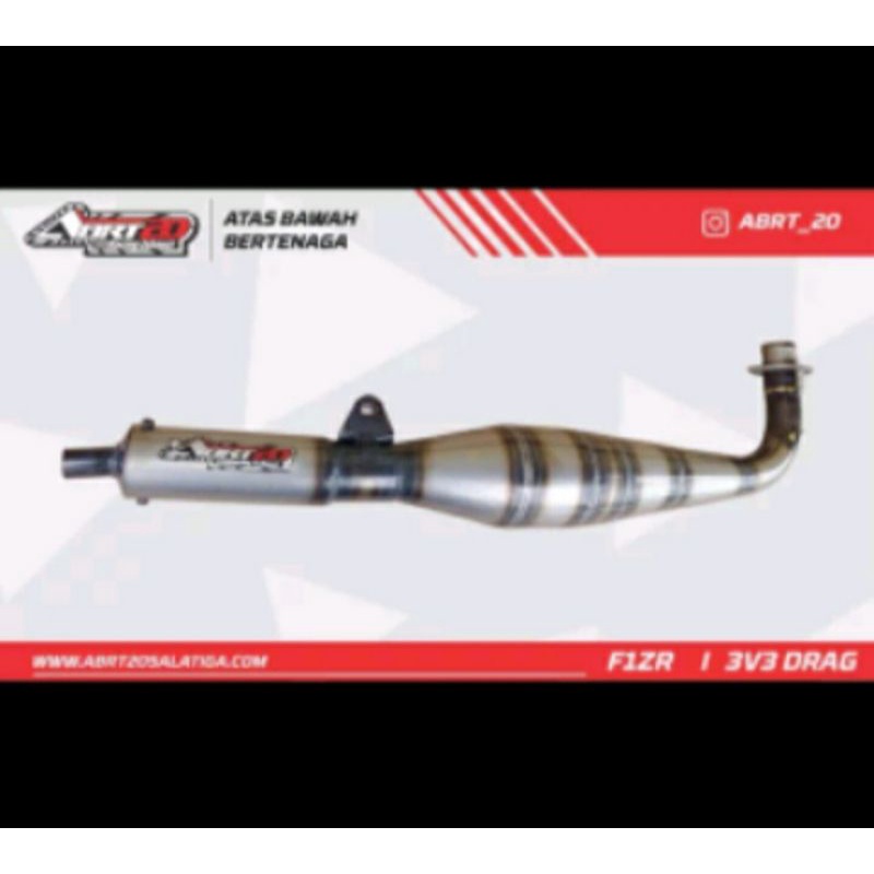 Knalpot ABRT20 Yamaha F1ZR Galvanis Spek Racing 3V3 Drag