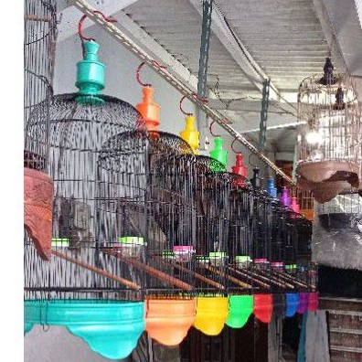 sangkar kandang lovebird tebok pvc tebal nonmerk polos