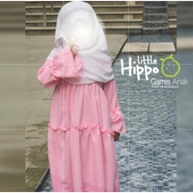 Gamis Anak Perempuan Little Hippo Premium