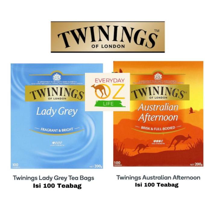

Jual Twinings Tea Lady Grey Afternoon Australian Isi 100 Tea Bags - Afternoon 100 Teh