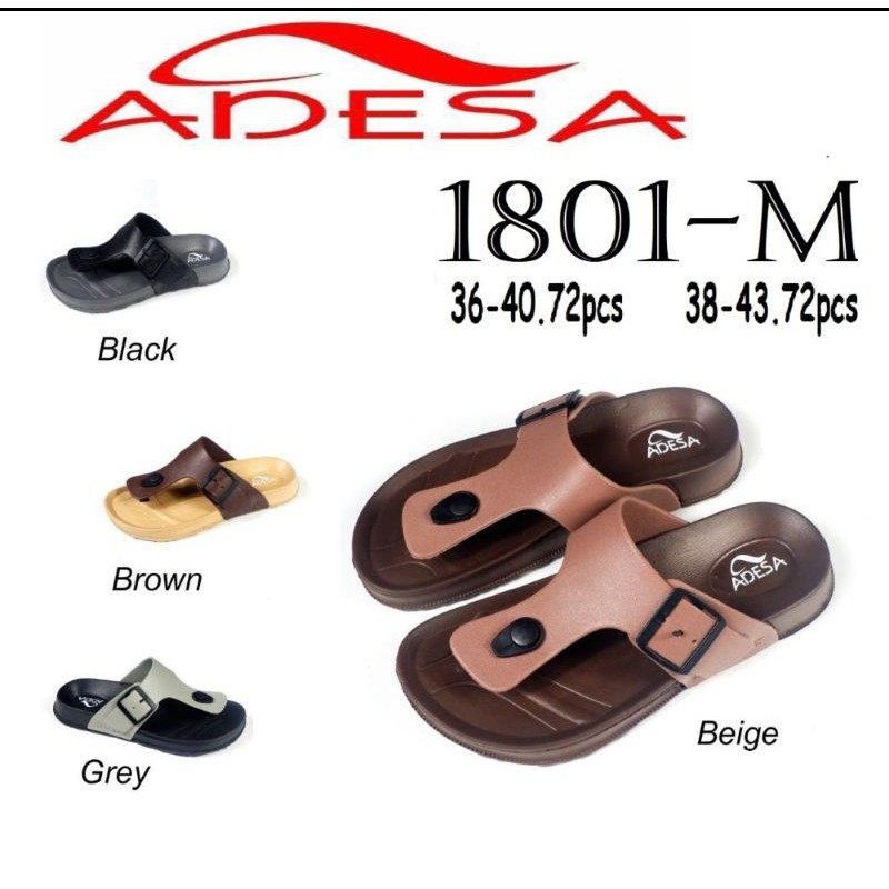 Sandal jepit pria adesa 1801 M  (merk adesa)