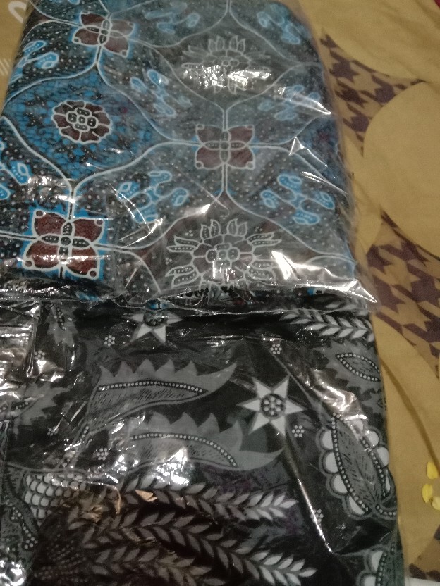 Kemeja Batik Kramik Biru Seragam Batik M L Xl Atasan Baju Batik Pria Kekinian Murah Keren Terlaris