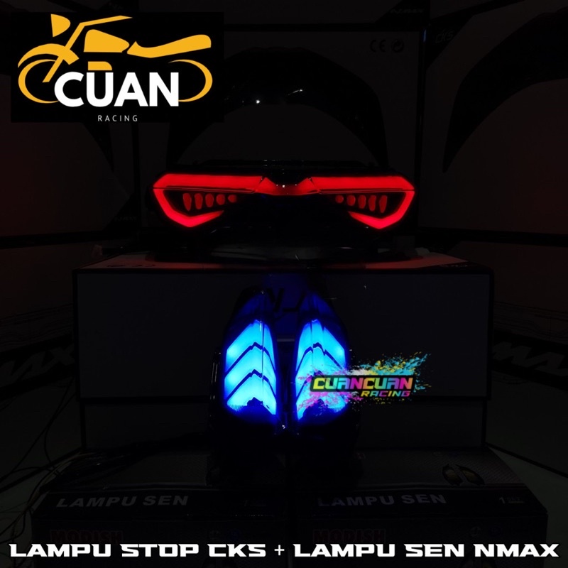 Lampu Stop Belakang Nmax New 2020 LED CKS Plus Lampu Sen Sien Nmax New LED Running 2020 Paket