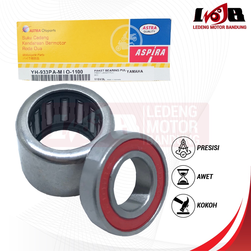 ASPIRA Bearing Puli Pulley Set Yamaha Mio Smile Sport GT 5TL Laher Bambu Dalaman Motor Matic