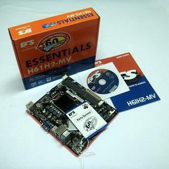 MOTHERBOARD ECS H61H2 MV Berkualitas Murah Berkualitas