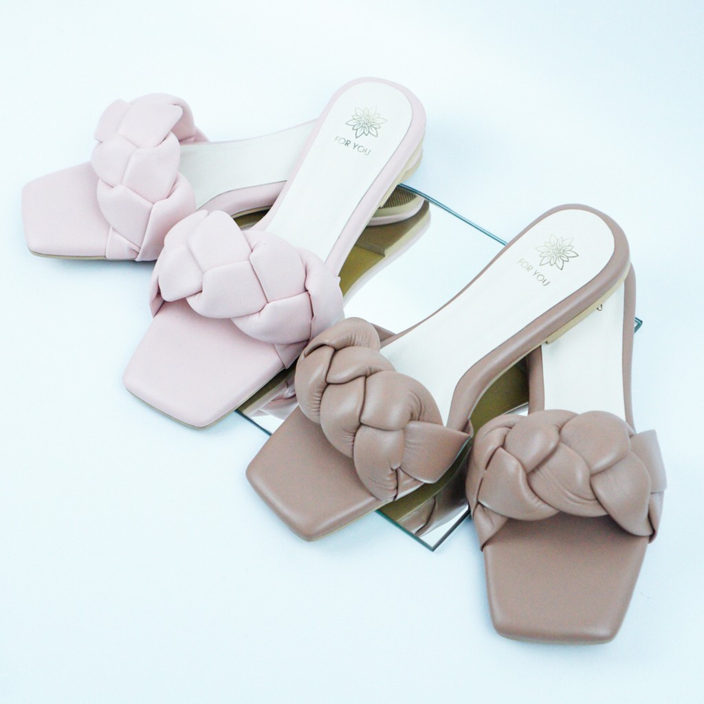 FORYOU • Fazza Sandal • sepatu wanita / sepatu heals / sepatu hak chunky big / sepatu hak