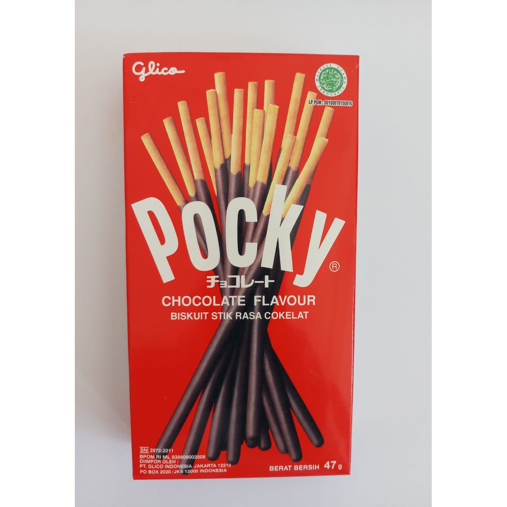 

Pocky Chocolate Flavour snack biscuit stik rasa cokelat 47 gr