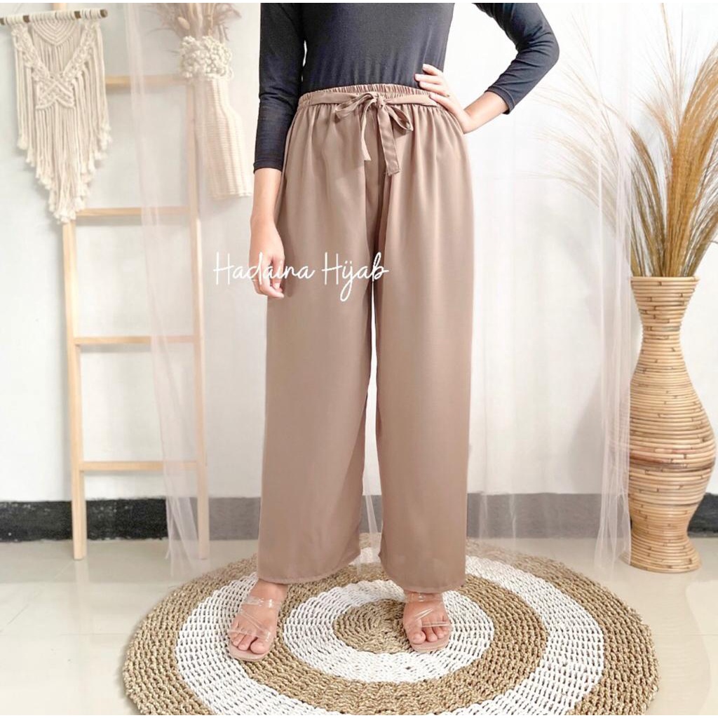 TERLARIS CELANA KULOT WOLFIS PREMIUM TALI PINGGANG | CELANA KEKIN | KULOT WOLFIS-KHAKI