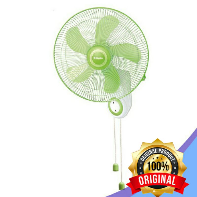 Miyako Wall Fan 16inch KAW 1662  KAW1662 Besi Bukan seri PL Kipas Angin Dinding Tembok 16 Inch 16&quot; Baling 5 Kipas