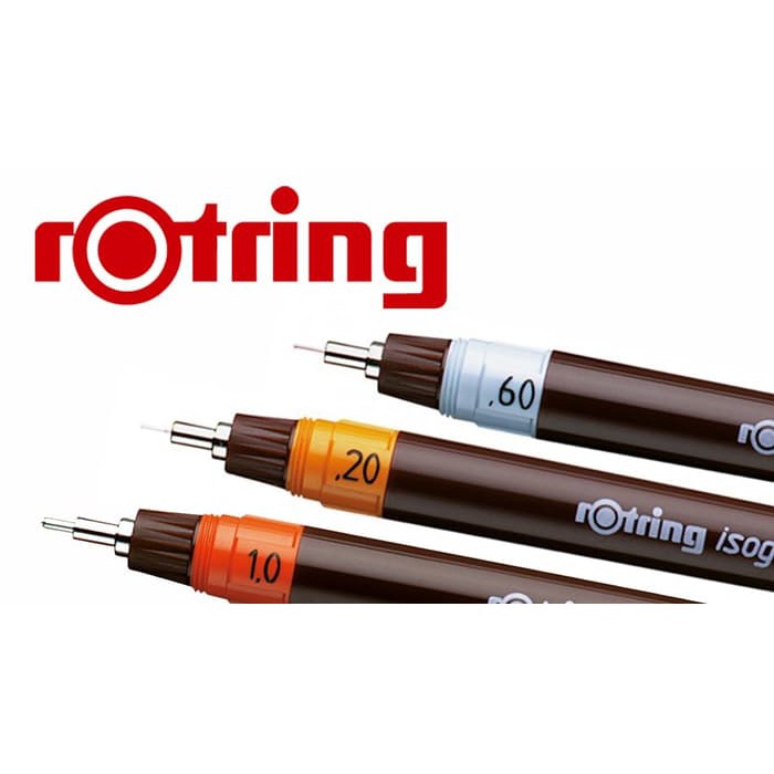 

Pen Rotring Isograph 0,1 / 0,2 / 0,3 / 0,4 / 0,5 / 0,6 mm