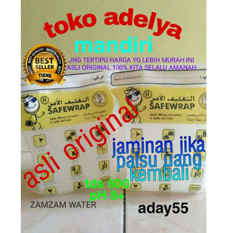 

Import Terlaris Air zamzam 1 liter asli 100% original murni ..,