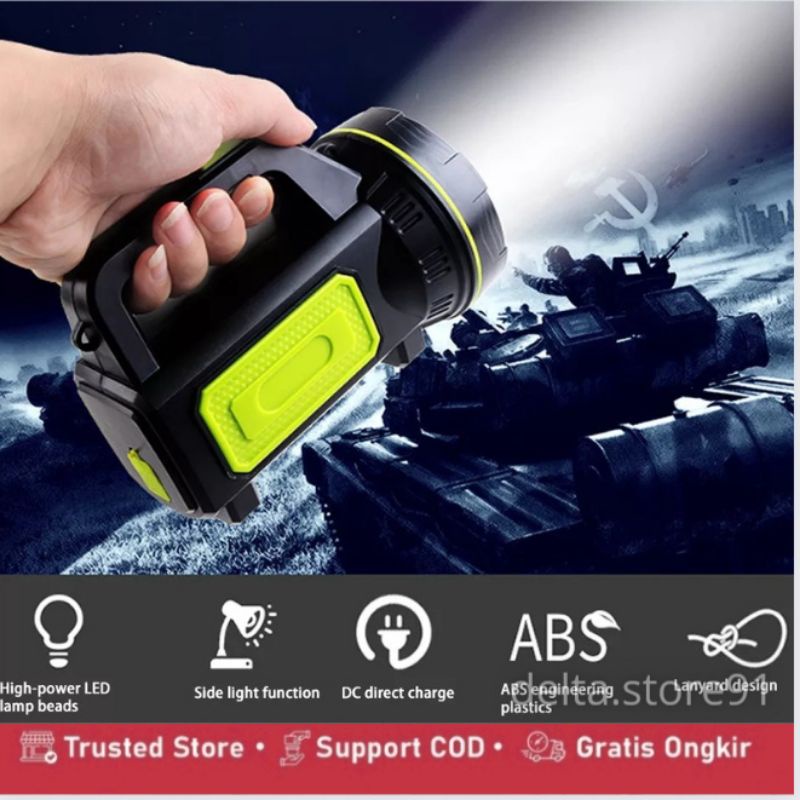 TaffLED ZanCaKa Senter LED Super Bright Rechargeable 10W 13500 Lumens | Lampu senter | lampu Emergen