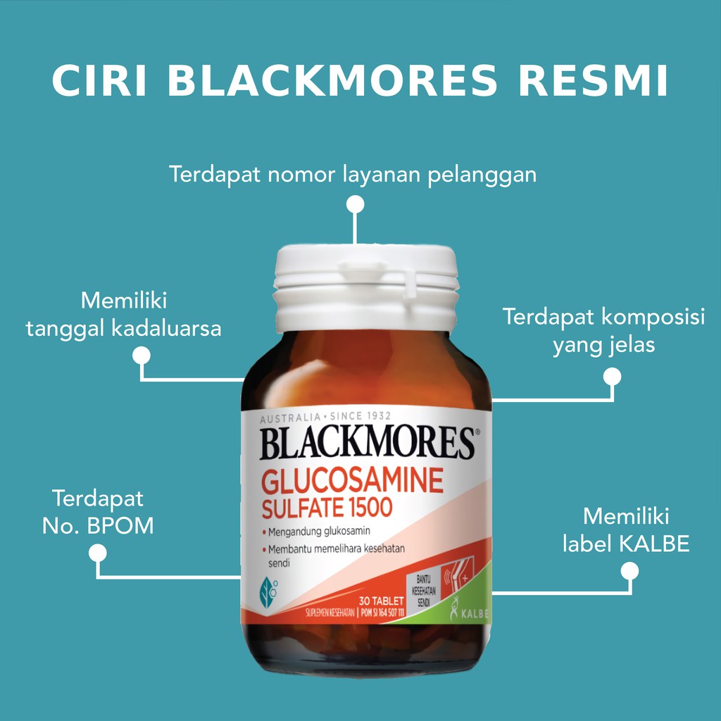 Blackmores Healthy Joints 30 Tablet BPOM Kalbe