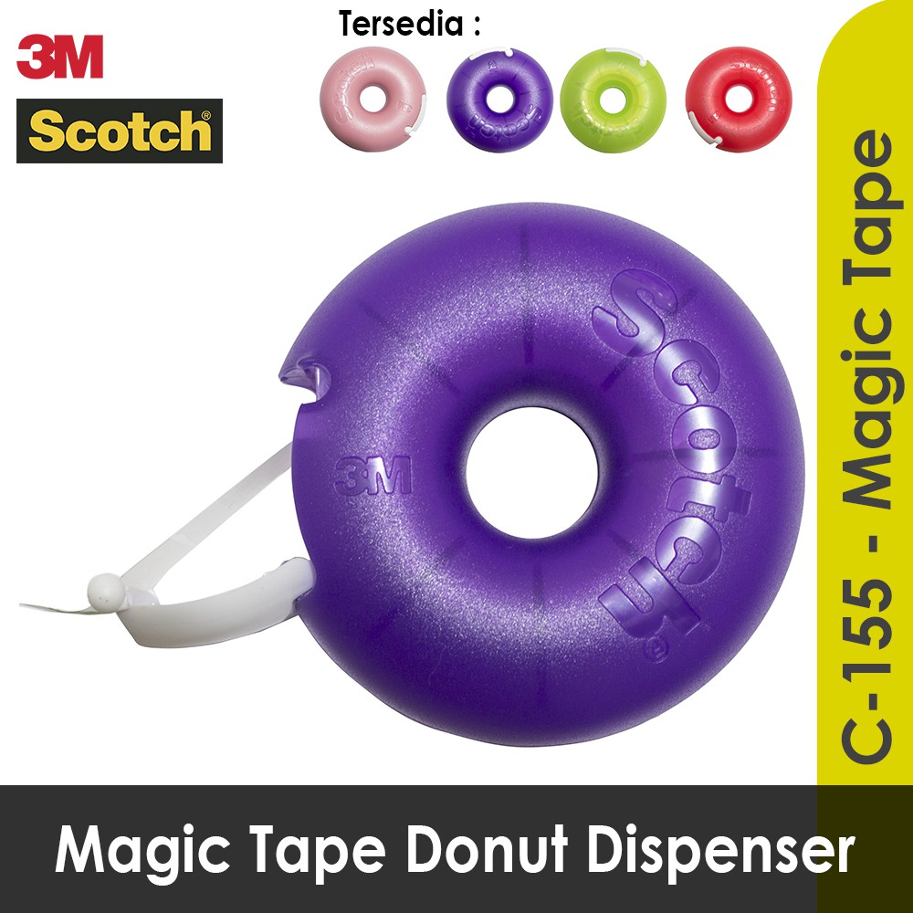 3M Scotch Magic Tape Donut Dispenser donat dispenser C-155