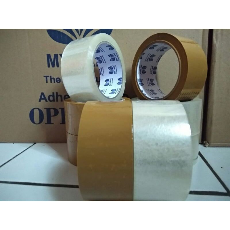 

lakban my tape bening ukuran 45mm*90yard