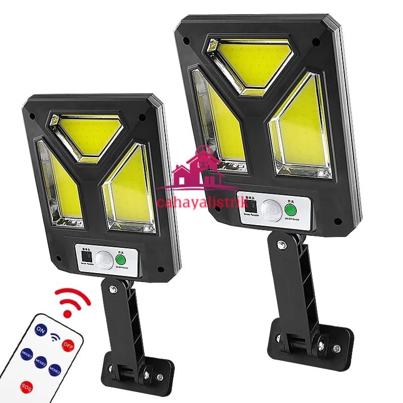 LAMPU TENAGA SURYA OUTDOOR IP69 120 WATT - LAMPU JALAN PAGAR DAN TAMAN