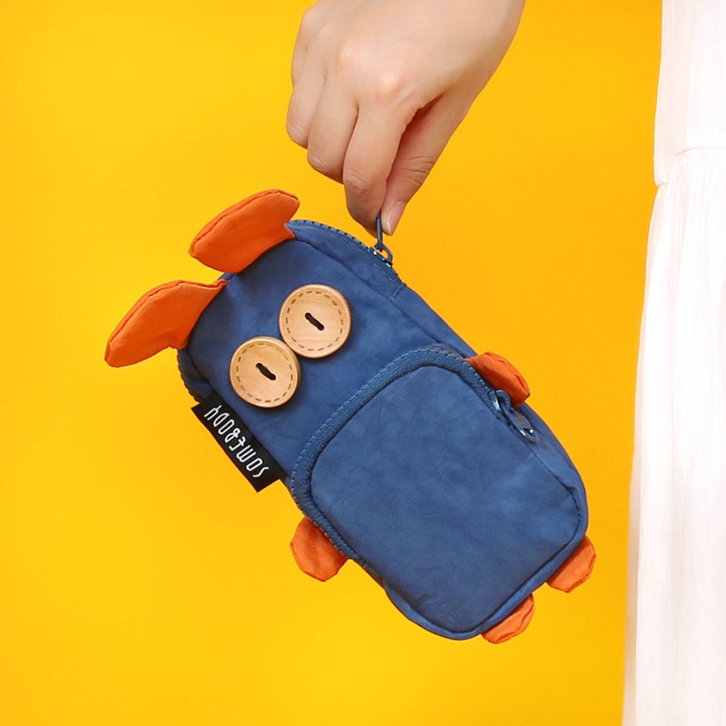 

Somebody Patch Toy Pen Bag Pencil Case Cartoon Cute Rabbit Wallet Storage Pouch for Stationery Phone