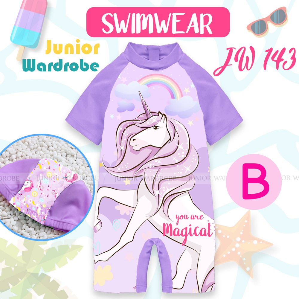 baju renang anak TEEN JW 143 - baju diving swimsuit anak besar 8-13T