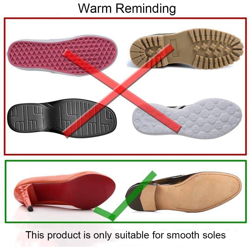 Outsole Anti Slip Sepatu High Heels sepatu hak tinggi Sandal bantalan Anti licin Outsole Protector Rubber Pads - 1 pasang / 2 pcs