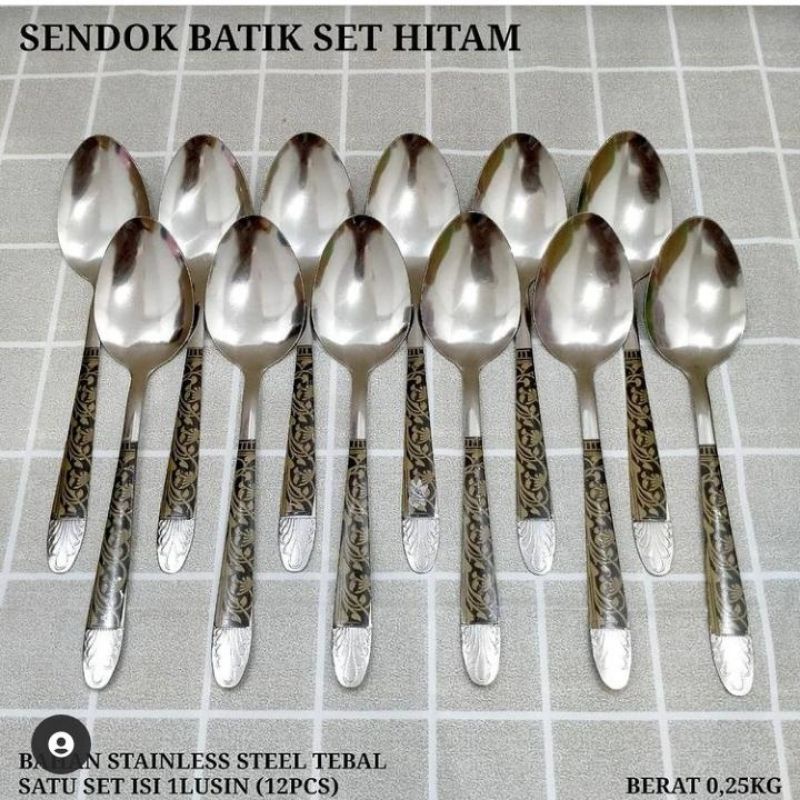 SENDOK BATIK | SENDOK MAKAN | SENDOK MAKAN TEBAL