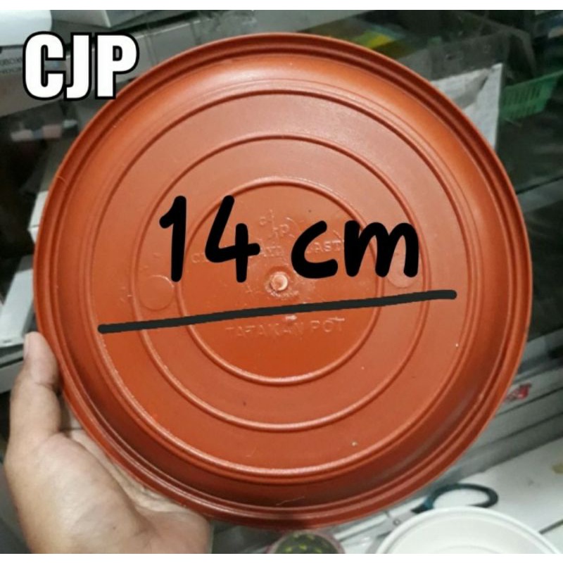 Alas pot 20 cm cokelat, tatakan pot 20