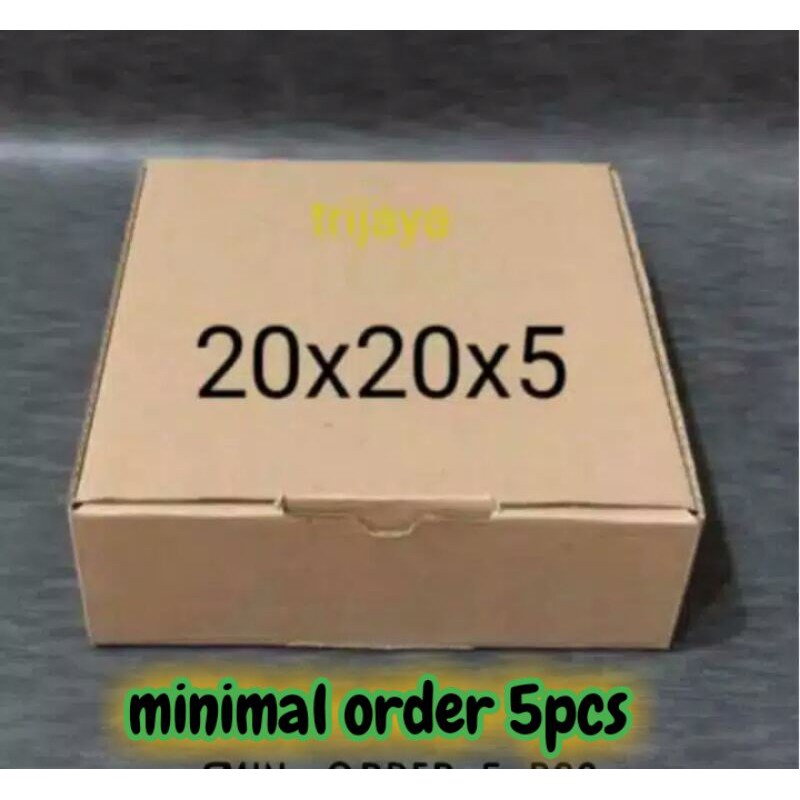 

kardus box pizza/die cut ukuran 20x20x5