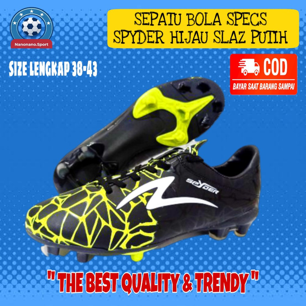 SEPATU BOLA SPECS SPYDER IN SLAZ PUTIH OLAHRAGA SPORT ORIGINAL MURAH TERBARU