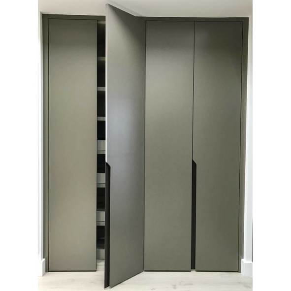 Lemari pakaian empat pintu minimalis/lemari baju hpl/lemari baju murah/lemari baju 4 pintu