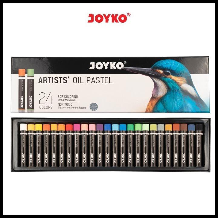 

Diskon Artists Crayon Oil Pastel Krayon Minyak Joyko Op-24Art 24 Warna Colors