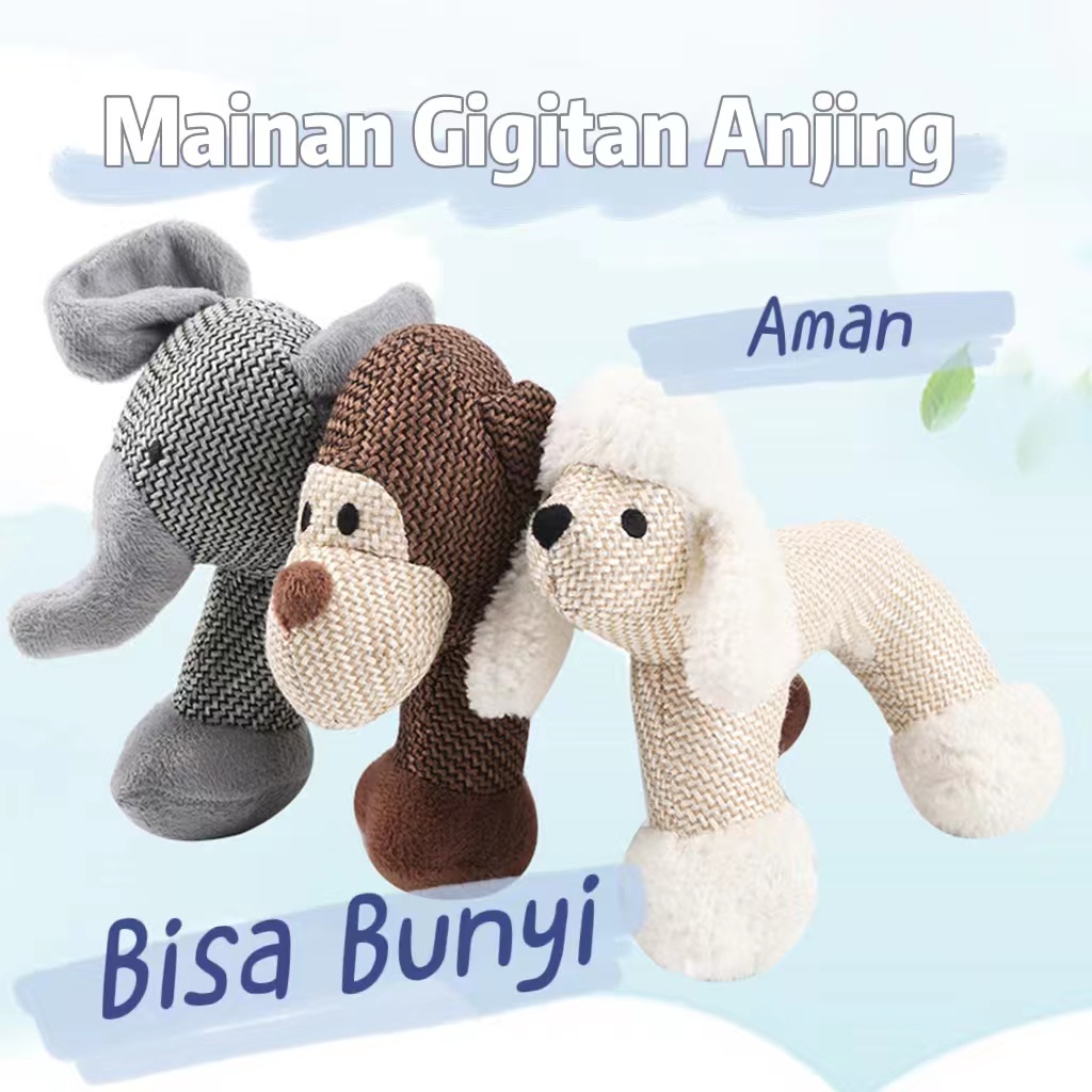 Mainan Gigitan Kunyah Anjing Kucing Tali Squeaky Toy Dog Cat Toy