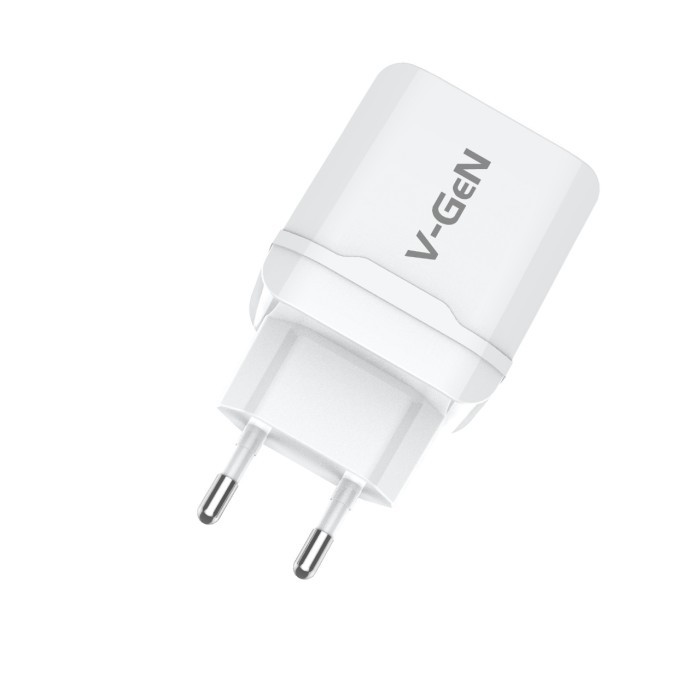 V-GeN Vgen Vtc2-08 Fast Charging Adaptor Travel Charger 2 Port USB