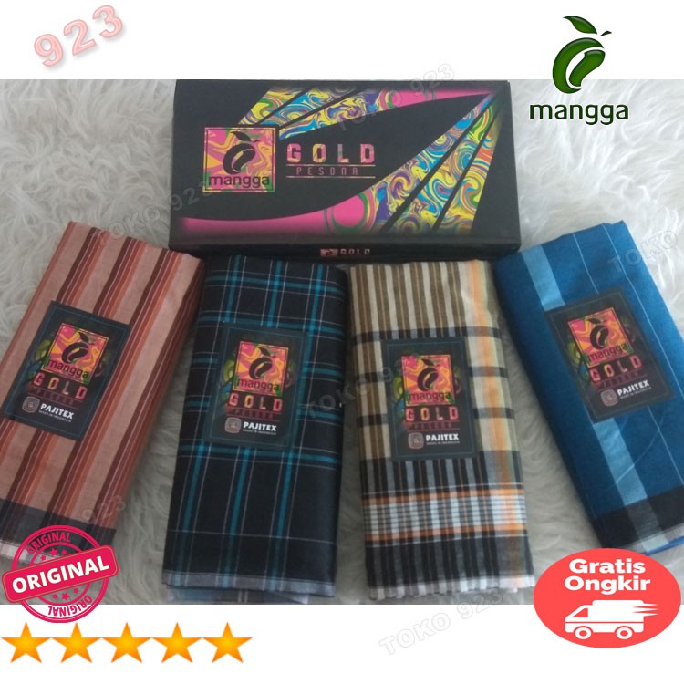 Kain Sarung M99-10 Dewasa Original Cap MANGGA Motif Acak Random