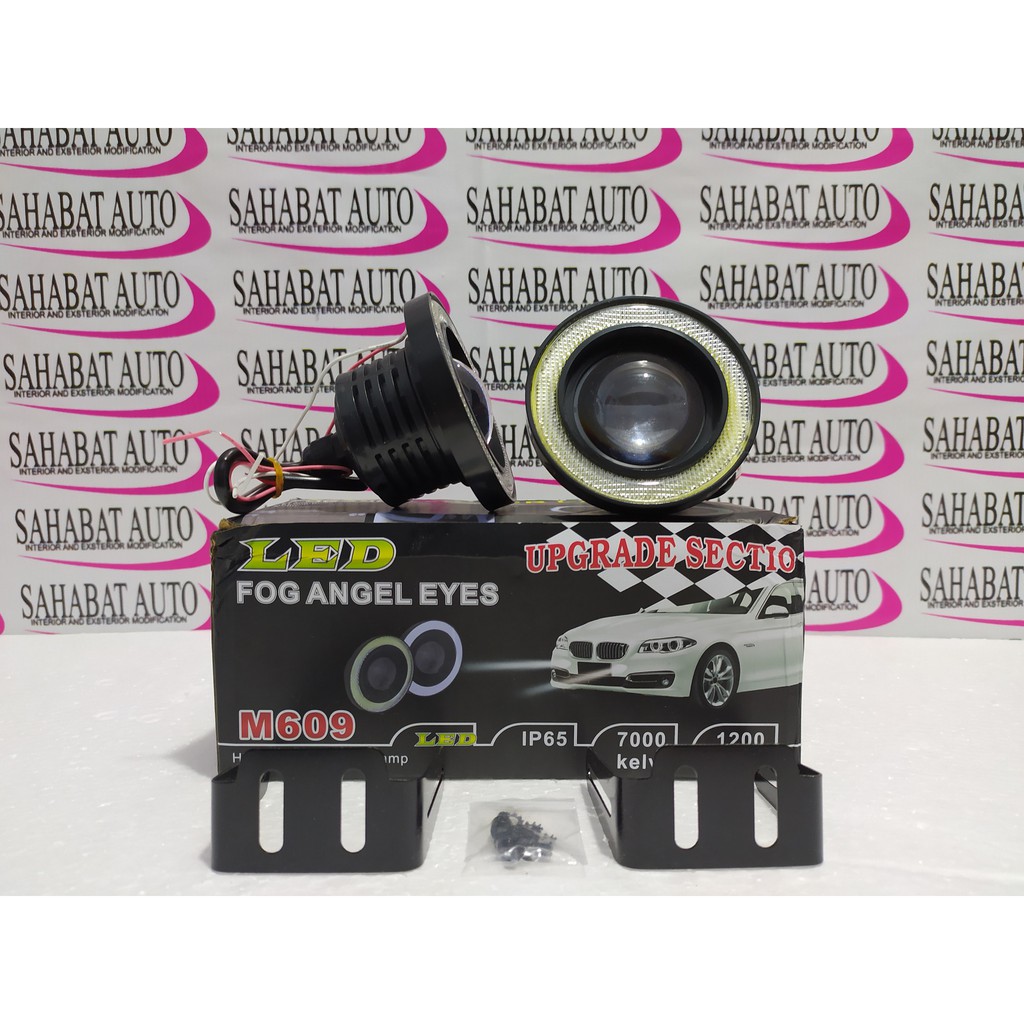 LED FogLamp Angel Eyes Xenia Avanza Livina Ertiga Agya Calya Sirion Vitara March Sepasang
