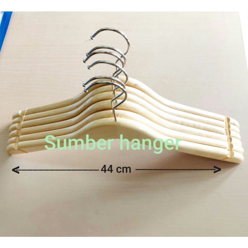 Hanger kayu natural dewasa | wood hanger