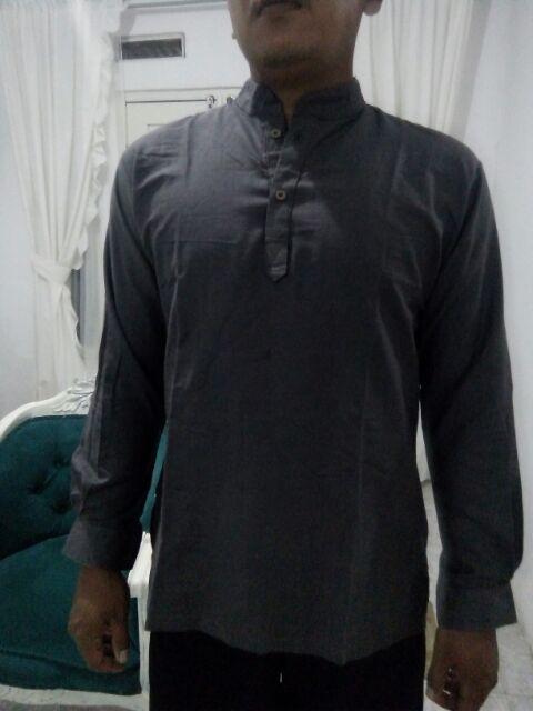 Baju Koko Shaquille Krem S M L XL XXL Shopee Indonesia Baju Koko Shaquille Krem S M L XL XXL Shopee Indonesia