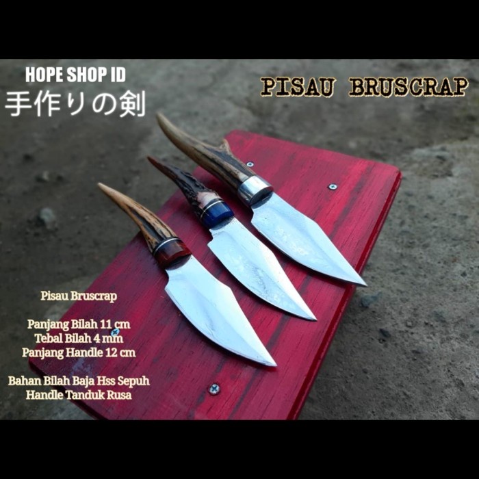 

Pisau Seset Kulit - Pisau Bushcraft Pisau Skinner Sisit Seset Custome Baja Hss - Vivistecolection