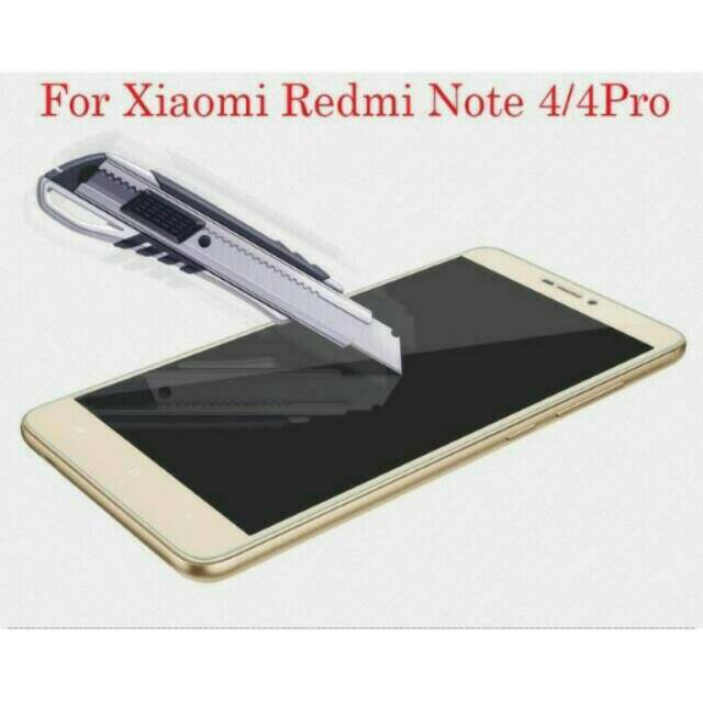 XIAOMI REDMI NOTE 4 NOTE 4 PRO ANTI GORES KACA BENING TEMPERED GLASS 9H