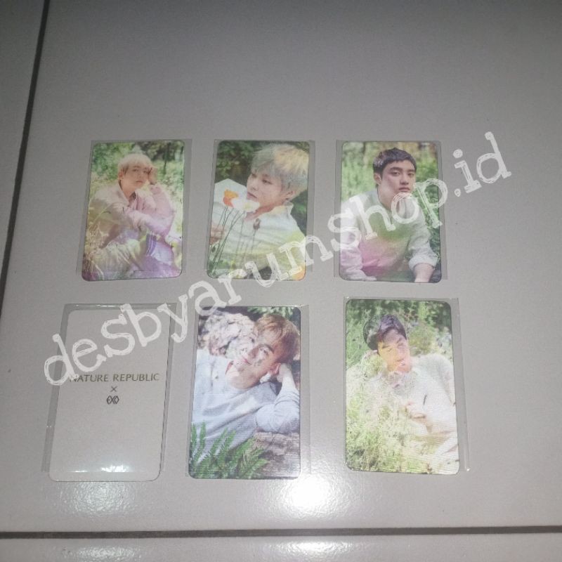 Official Photocard EXO x Nature Republic