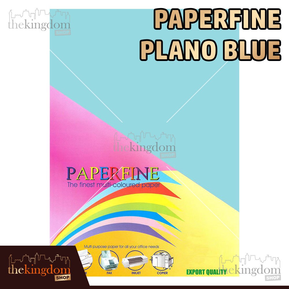 

Paperfine Kertas HVS Warna Plano Blue Biru Muda 61x86cm Isi /25 Lembar