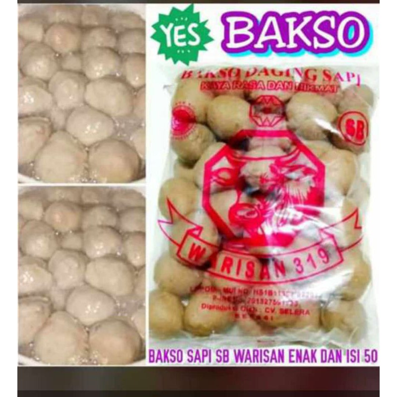 Jual Bakso Warisan Isi 50pcs Bakso Warisan Sb Enak Shopee Indonesia