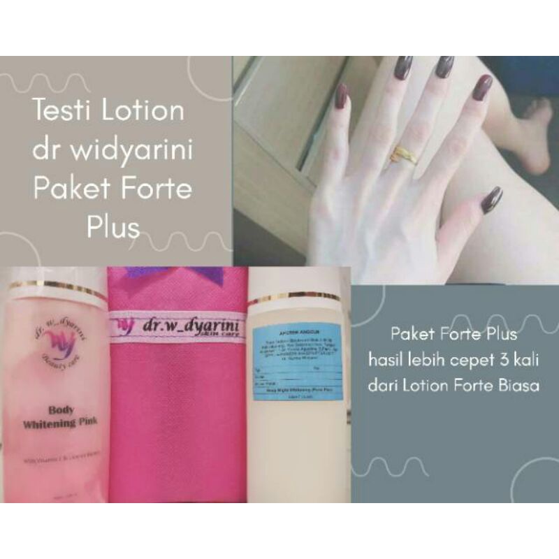 Dr widyarini body lotion malam forte plus