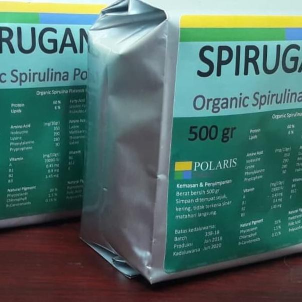 

TERLAKU<> Spirulina Powder (Bubuk) 500gram Original [H69]