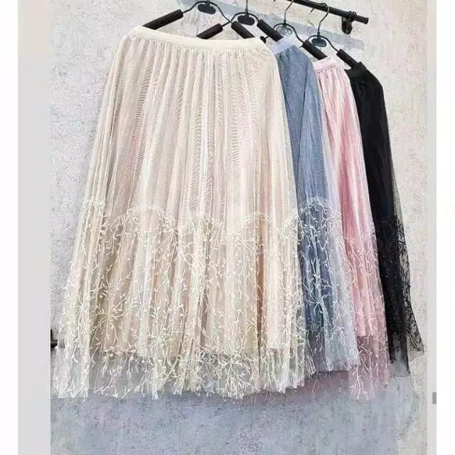 ROK TUTU MUTIARA AKAR IMPORT