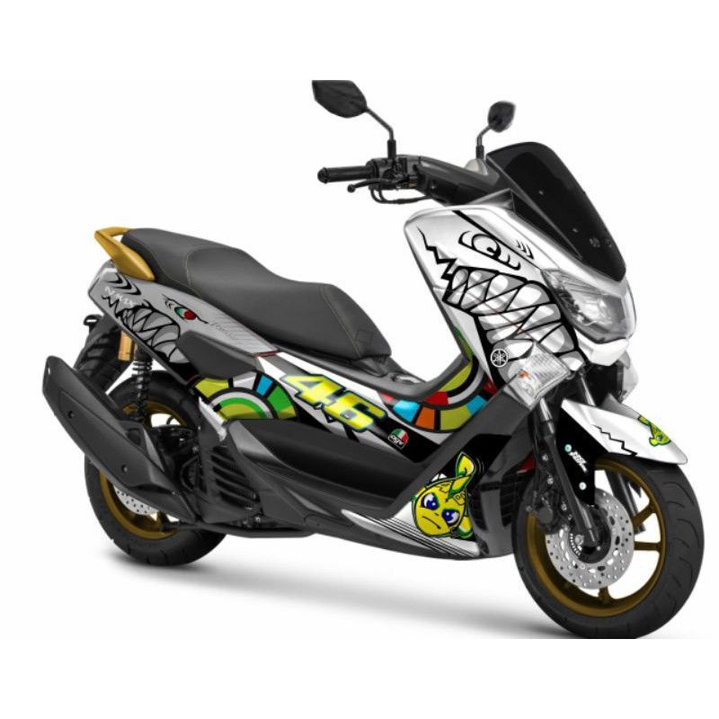 stiker decal variasi untuk motor nmax lama full body
