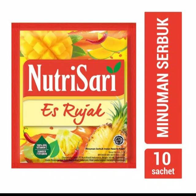 

Nutri sari es rujak 10 pcs