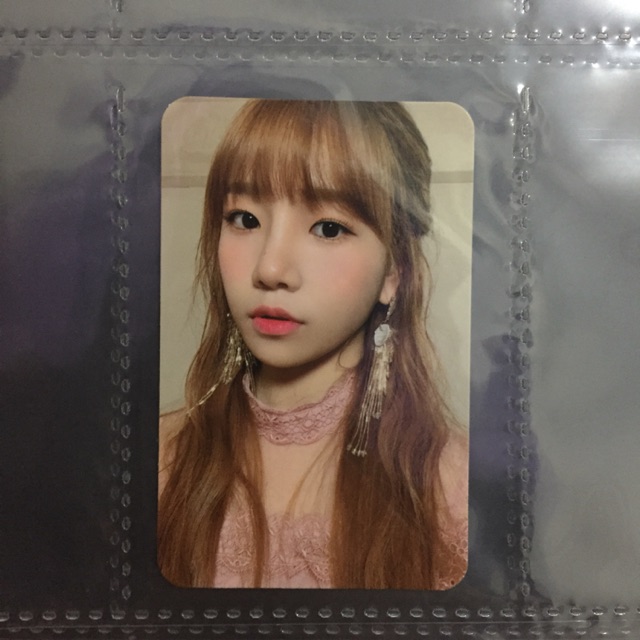 IZ*ONE Yuri secret time photocard