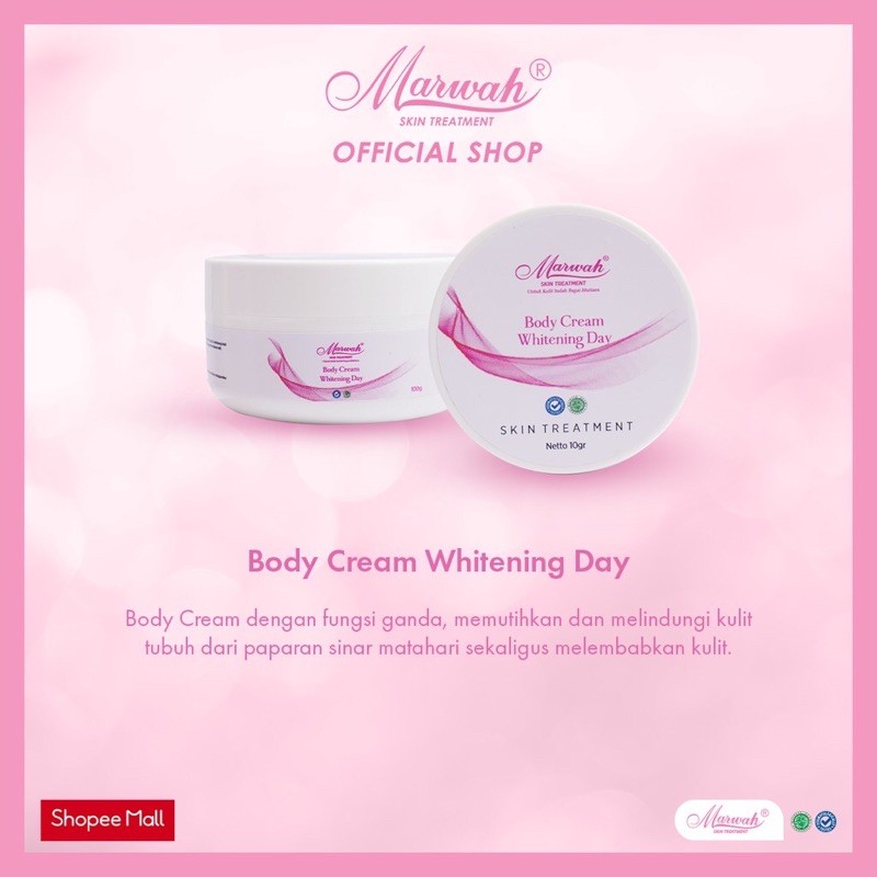Body Cream Whitening Marwah